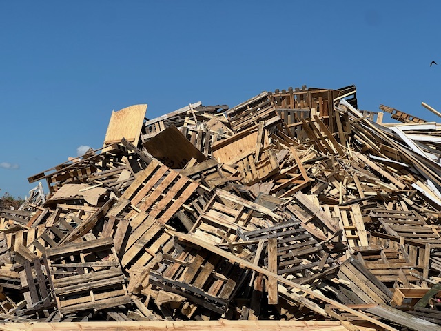 Pile of pallets